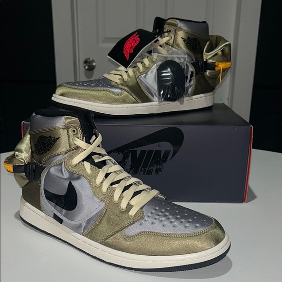 Jordan 1 Retro High OG SP Utility “Neutral Olive Light Steel Grey” Men’s Size 15 - Picture 1 of 12